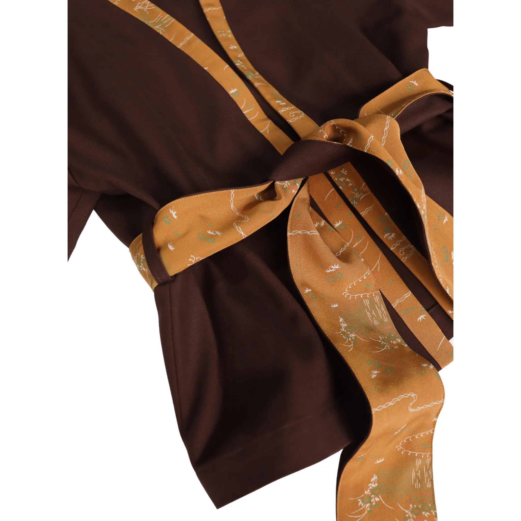 Chocolate Brown-Kimono Jacket(Brown)