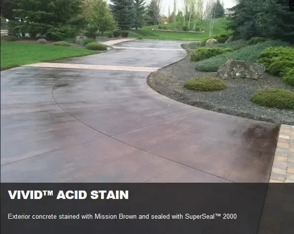 Concrete Acid Stain - Concrete Coatings VIVID