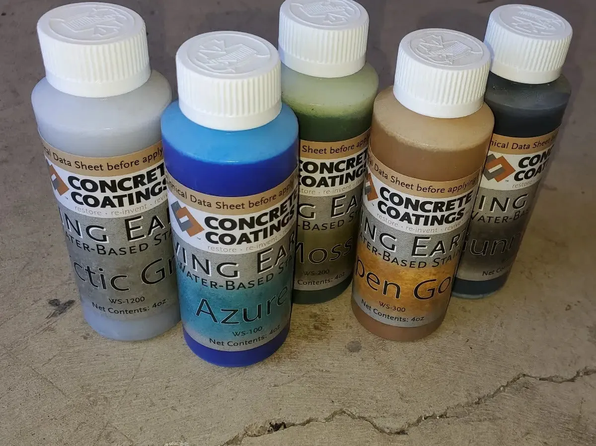 Concrete Water Based Stain - Concrete Coatings - Living Earth