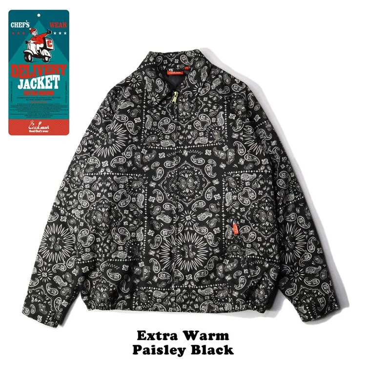 Cookman Delivery Jacket EX Warm - Paisley Black