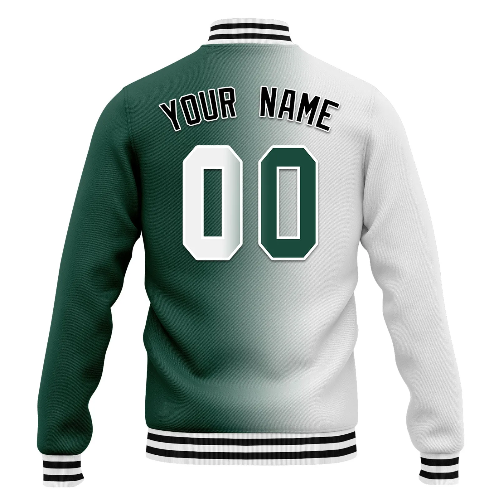 Custom Gradient Fashion Jacket Bomber Full-Snap Varsity Letterman Personalized Jacket FZ005-D028016-21