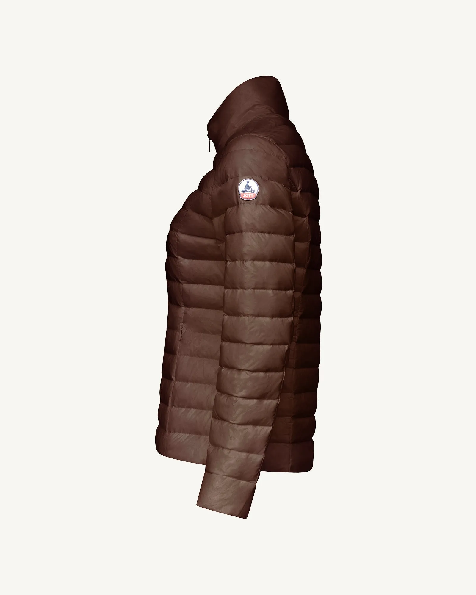 Dark chocolate Cha lightweight puffer jacket