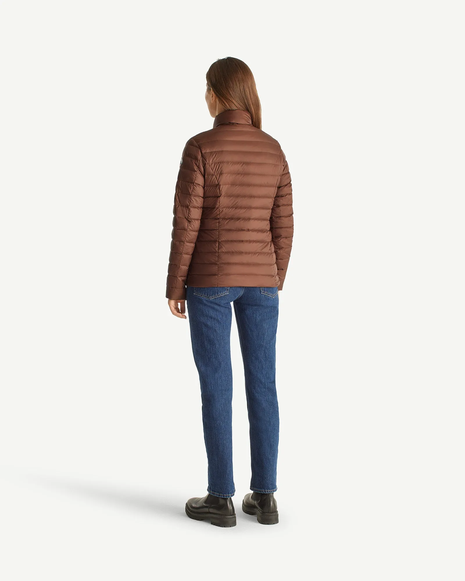 Dark chocolate Cha lightweight puffer jacket