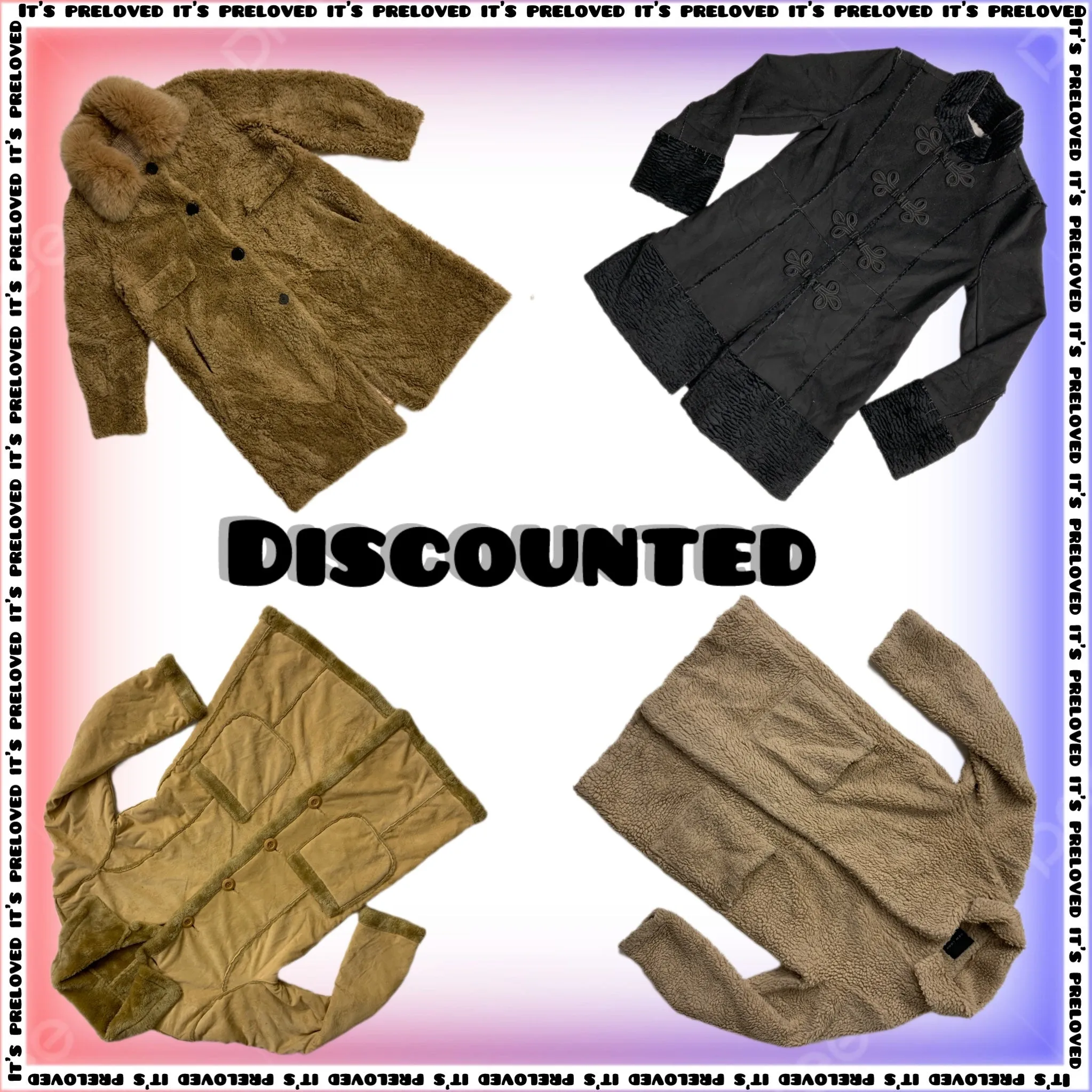 Discounted  mix Afghan coats(SS-206)