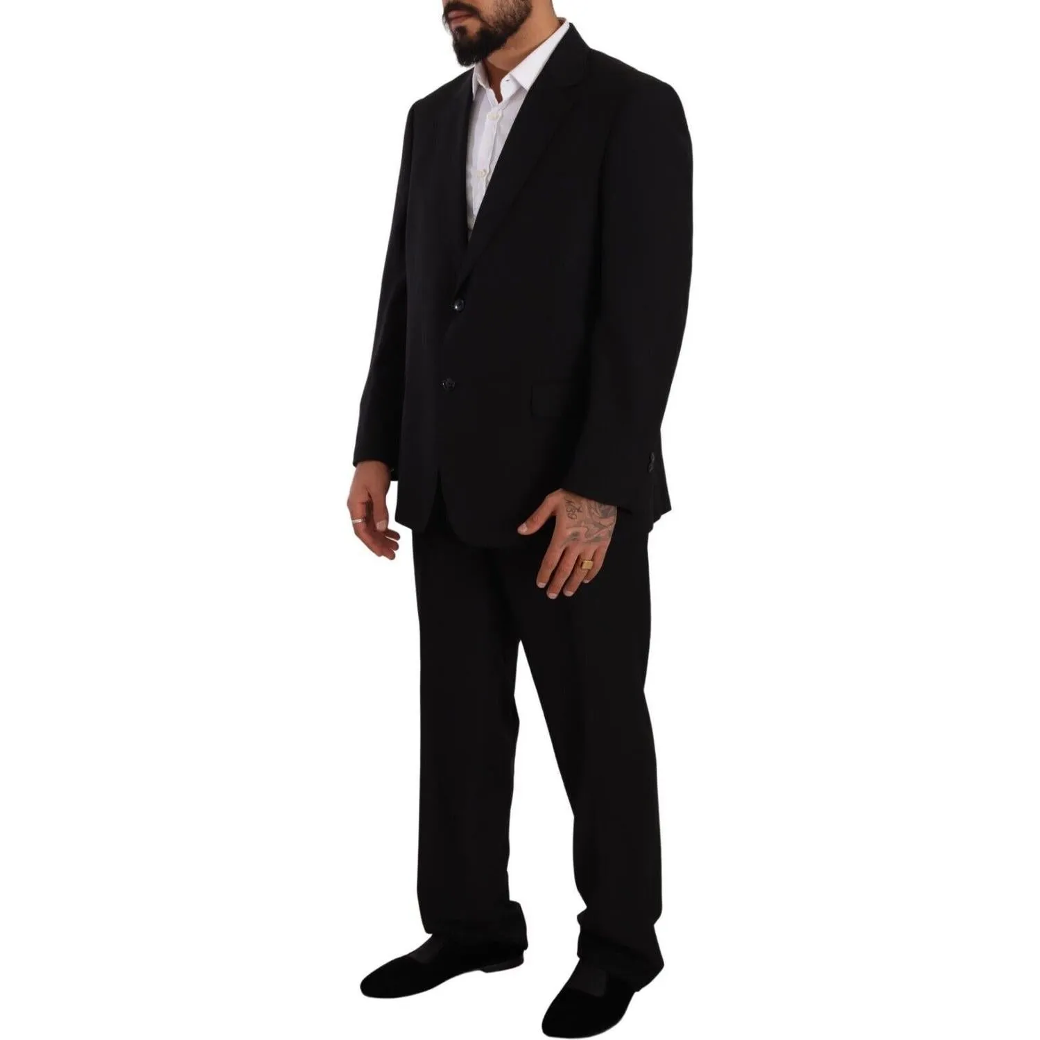 Domenico Tagliente Elegant Two-Piece Deconstructed Suit