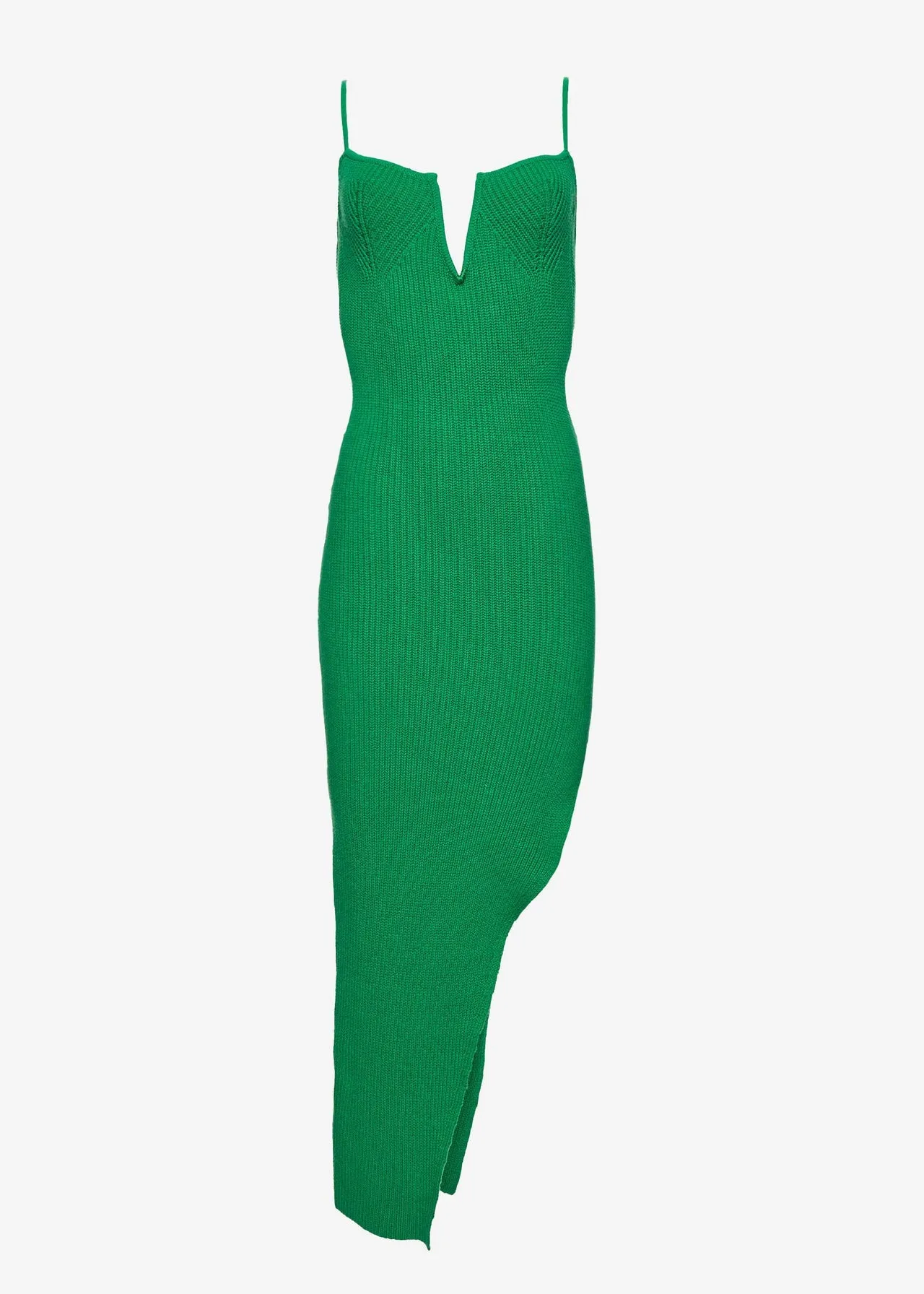 Dominique Knit Midi Dress - Kelly Green