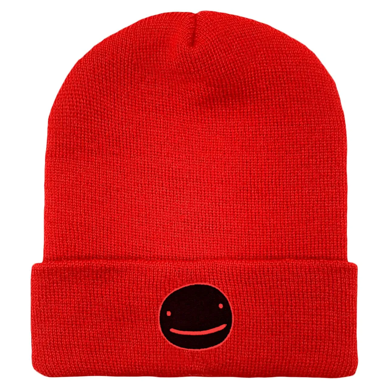 Dream Smiley Face Cuffed Beanie