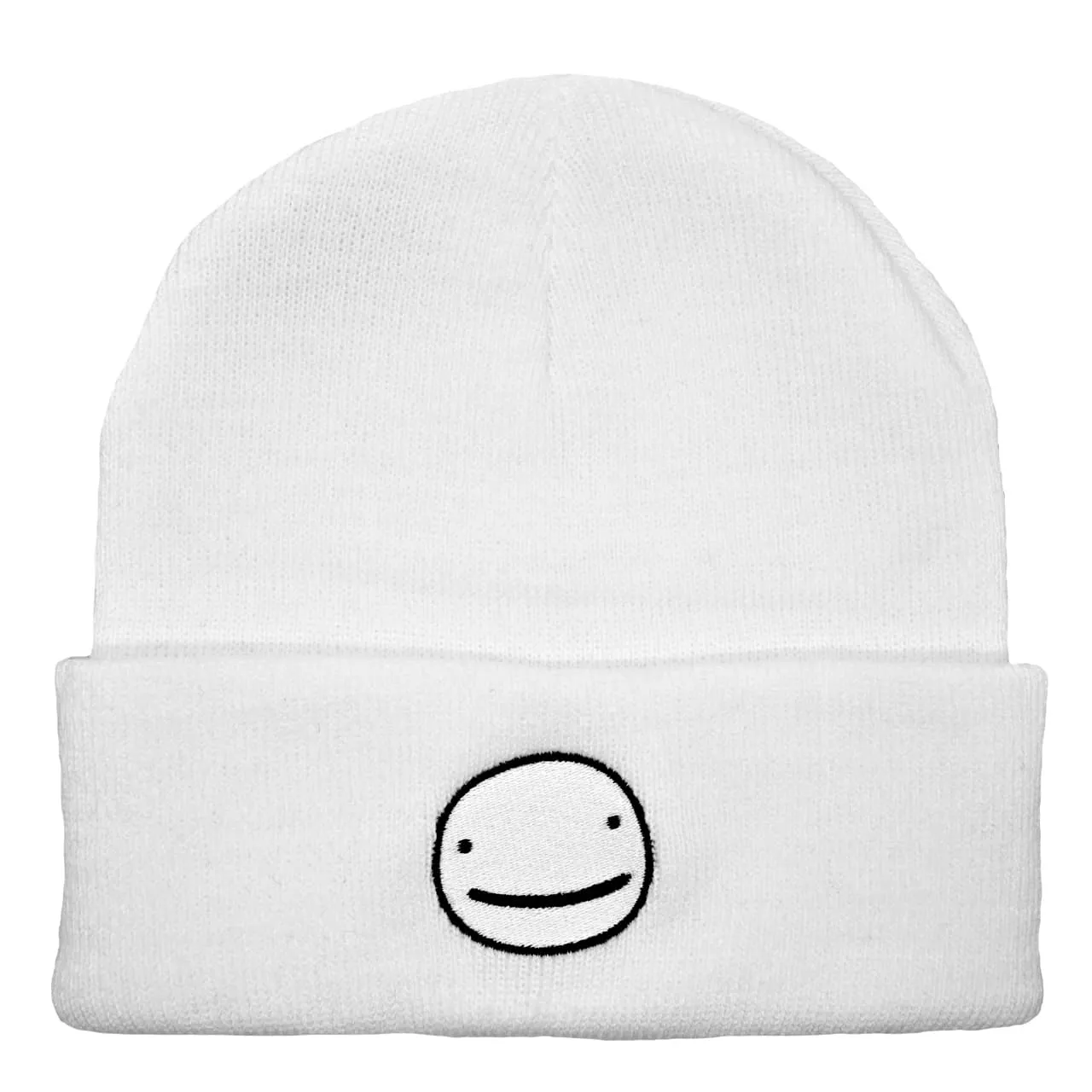 Dream Smiley Face Cuffed Beanie