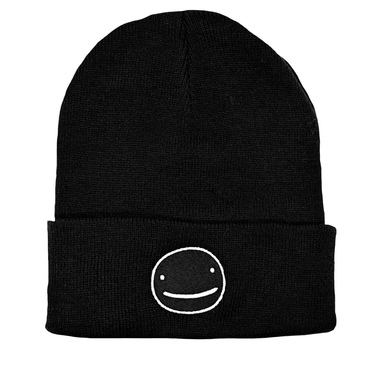 Dream Smiley Face Cuffed Beanie