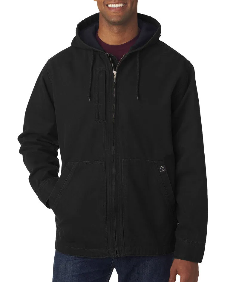 dri-duck adult laredo jacket - black (l)