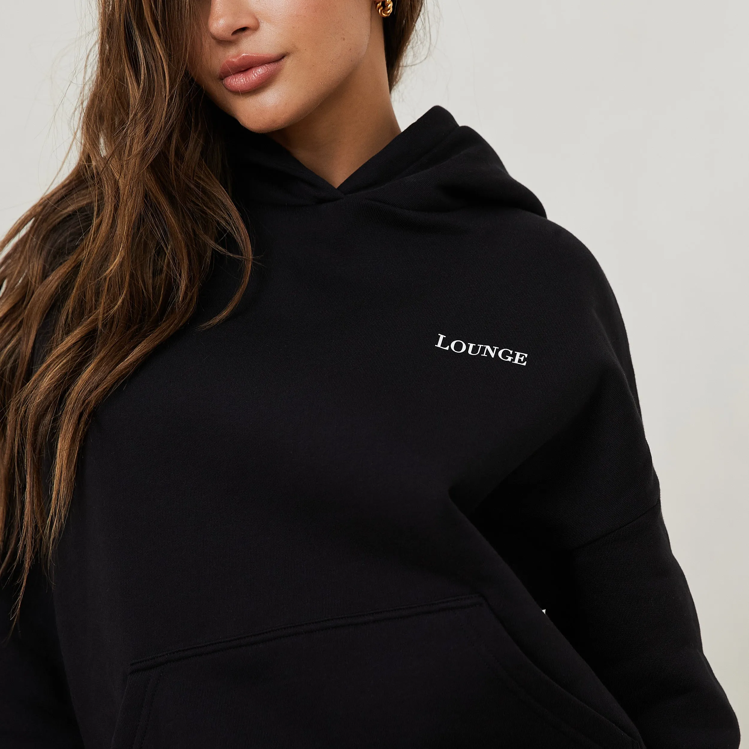 Essential Oversized Hoodie - Black