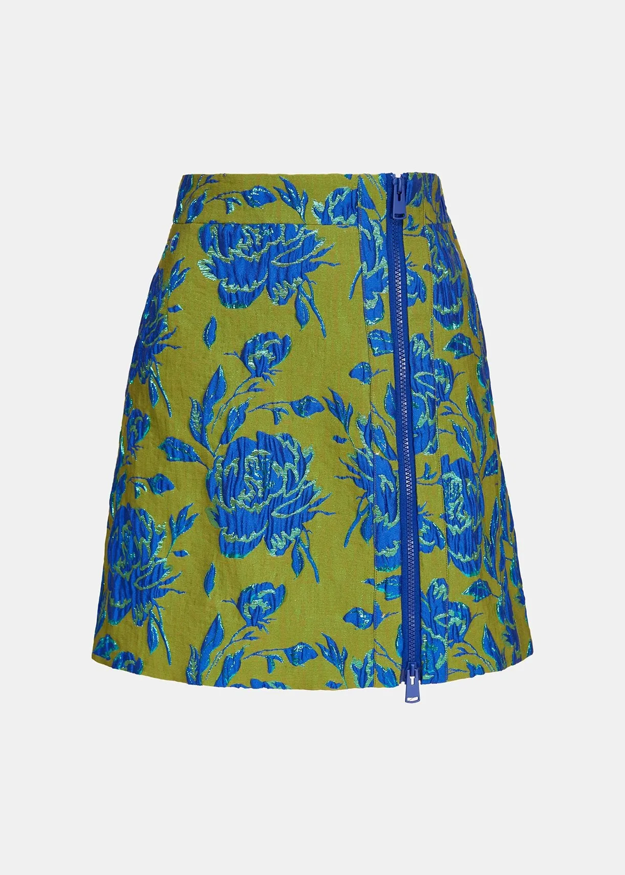 Essentiel Antwerp Dashi Lurex Green Skirt