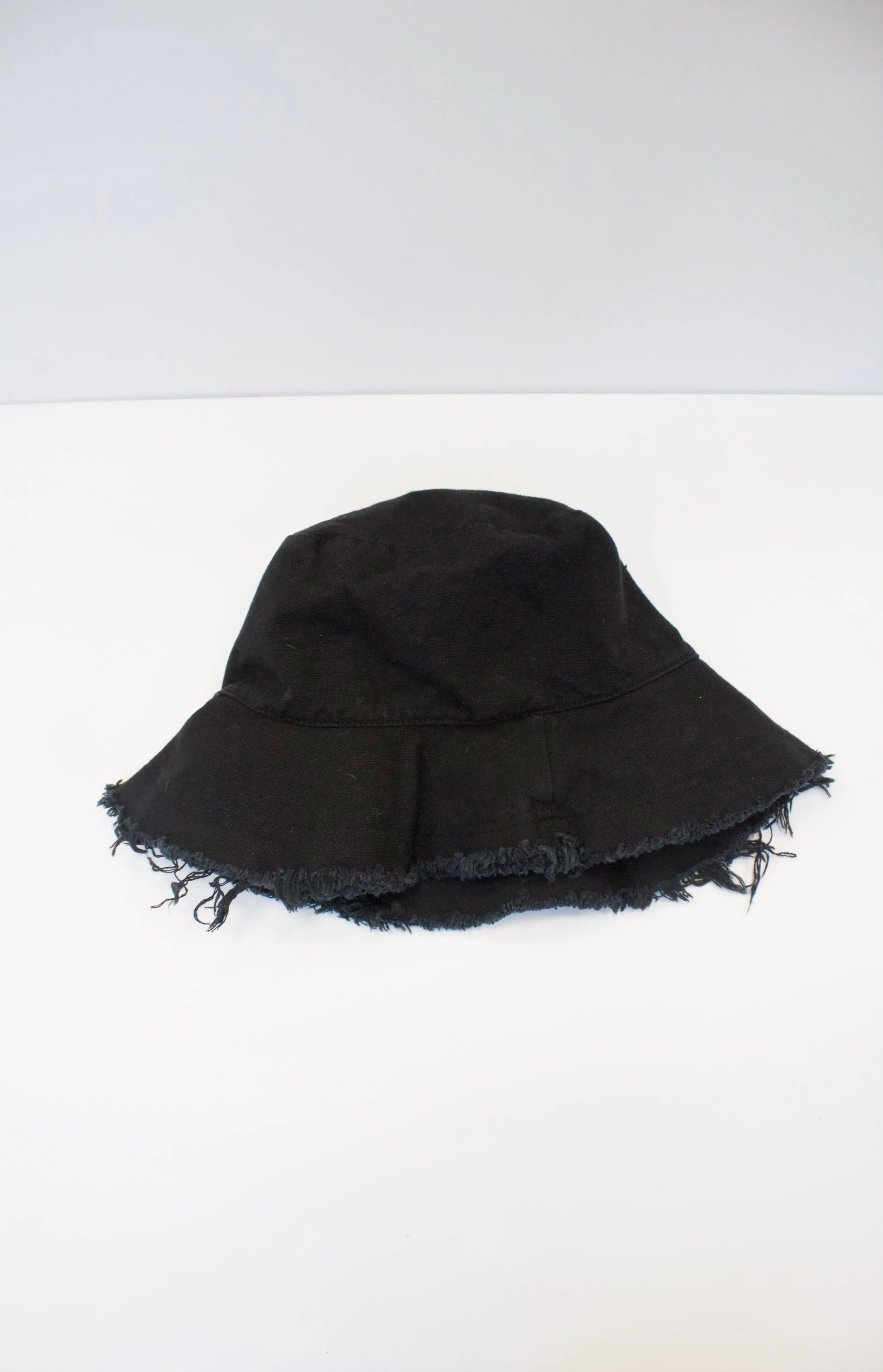 EVA Black up-cycled cotton hat