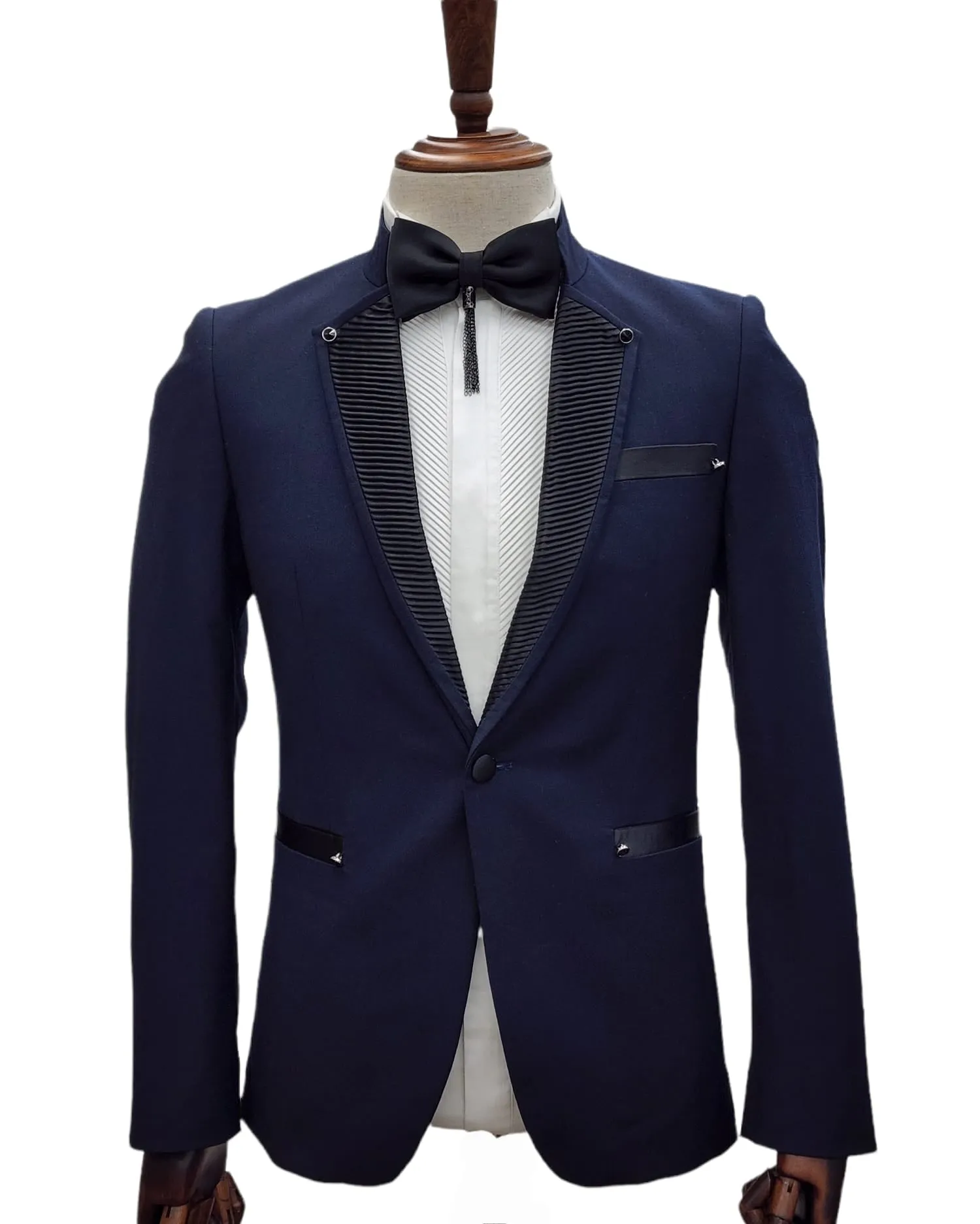 Giovanni Testi 1 Button slim fit Ceremonial Tuxedo GT-HAKIM NAVY