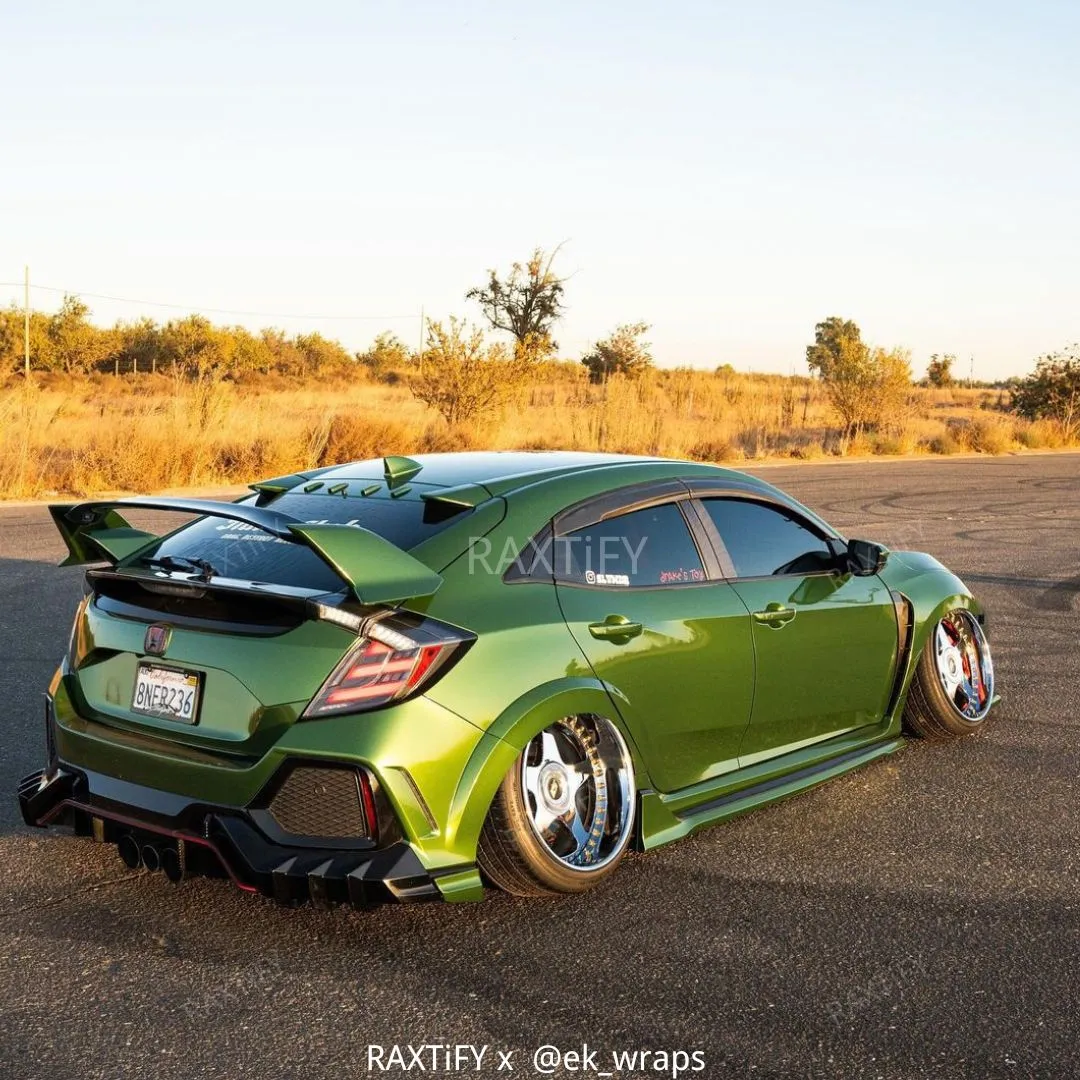 Gloss Metallic Mamba Green Car Wrap