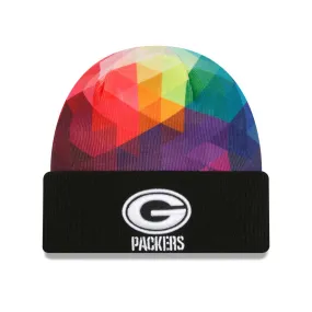 Green Bay Packers Crucial Catch On-Field Knit Beanie, Black, One Size