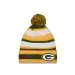 Green Bay Packers New Era NFL Super Bowl II Logo Striped Sport Knit Hat ...