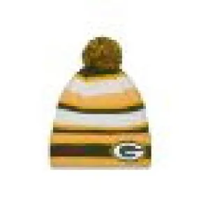 Green Bay Packers New Era NFL Super Bowl II Logo Striped Sport Knit Hat ...