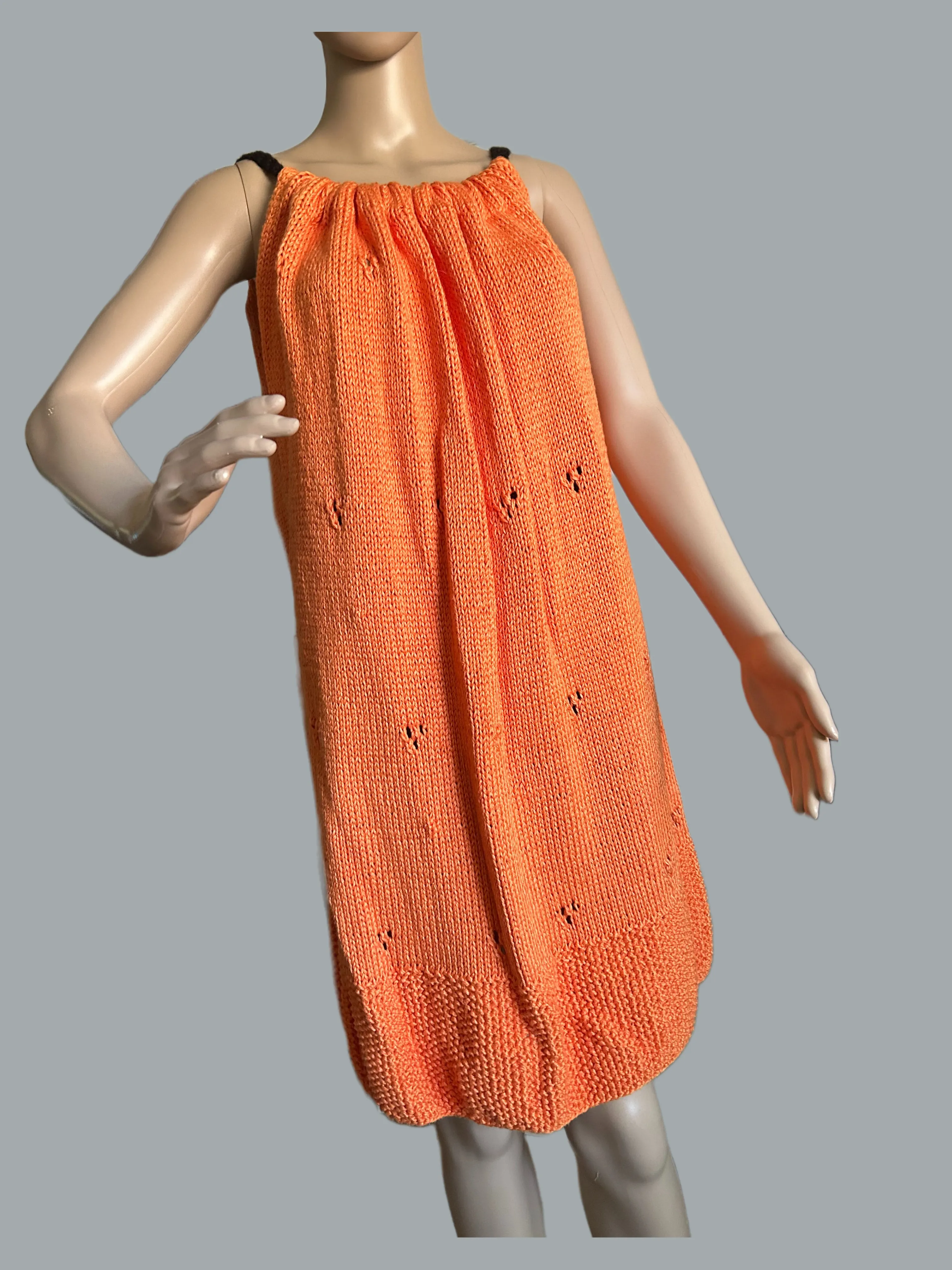 Hand Knit Silk Dress