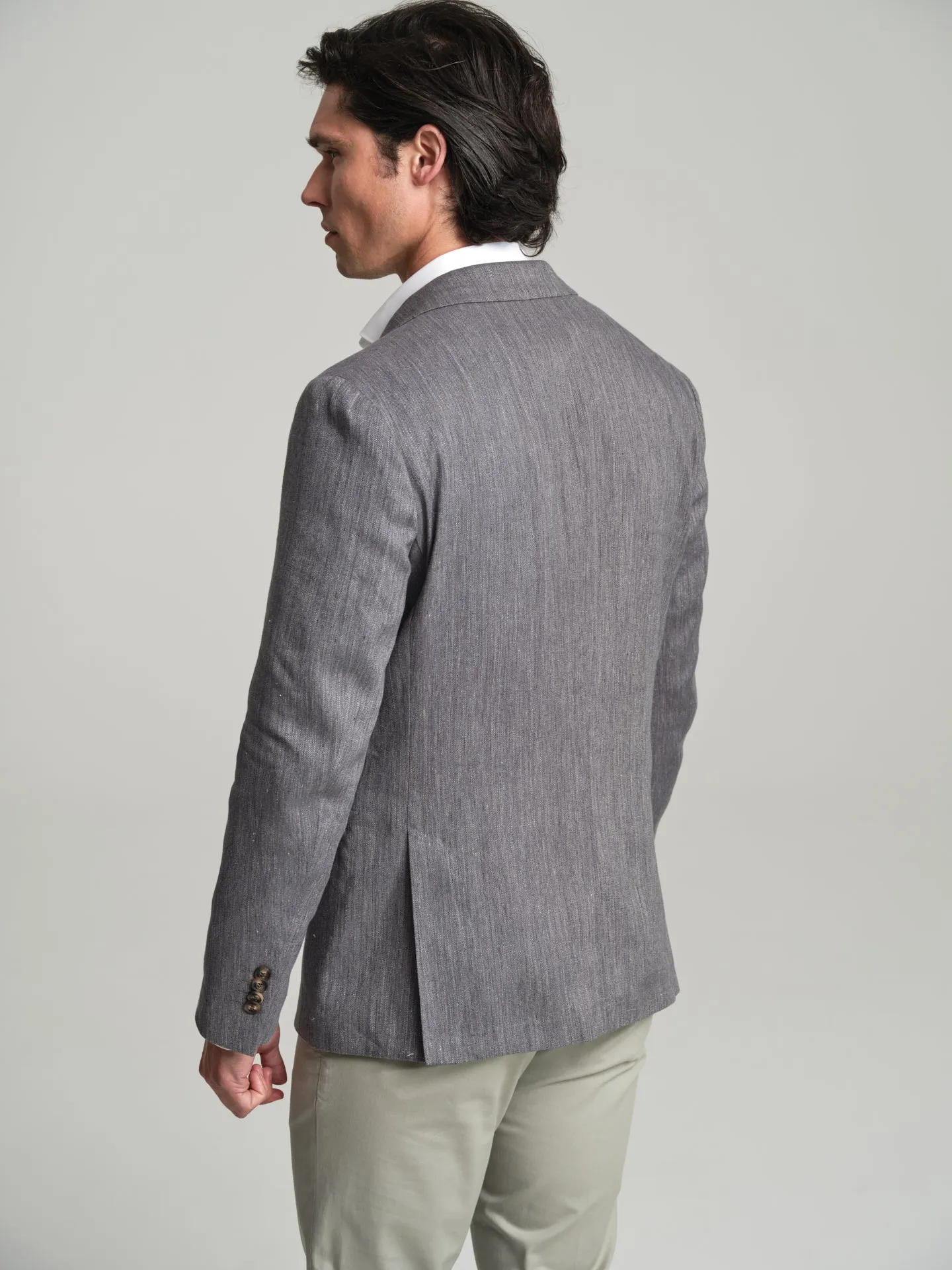 Havana Collection herringbone blazer