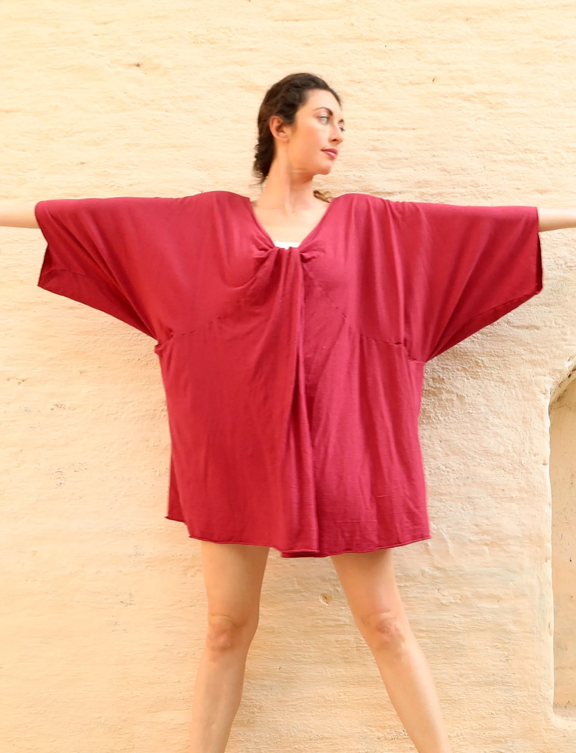 Heart Origami Short Kaftan