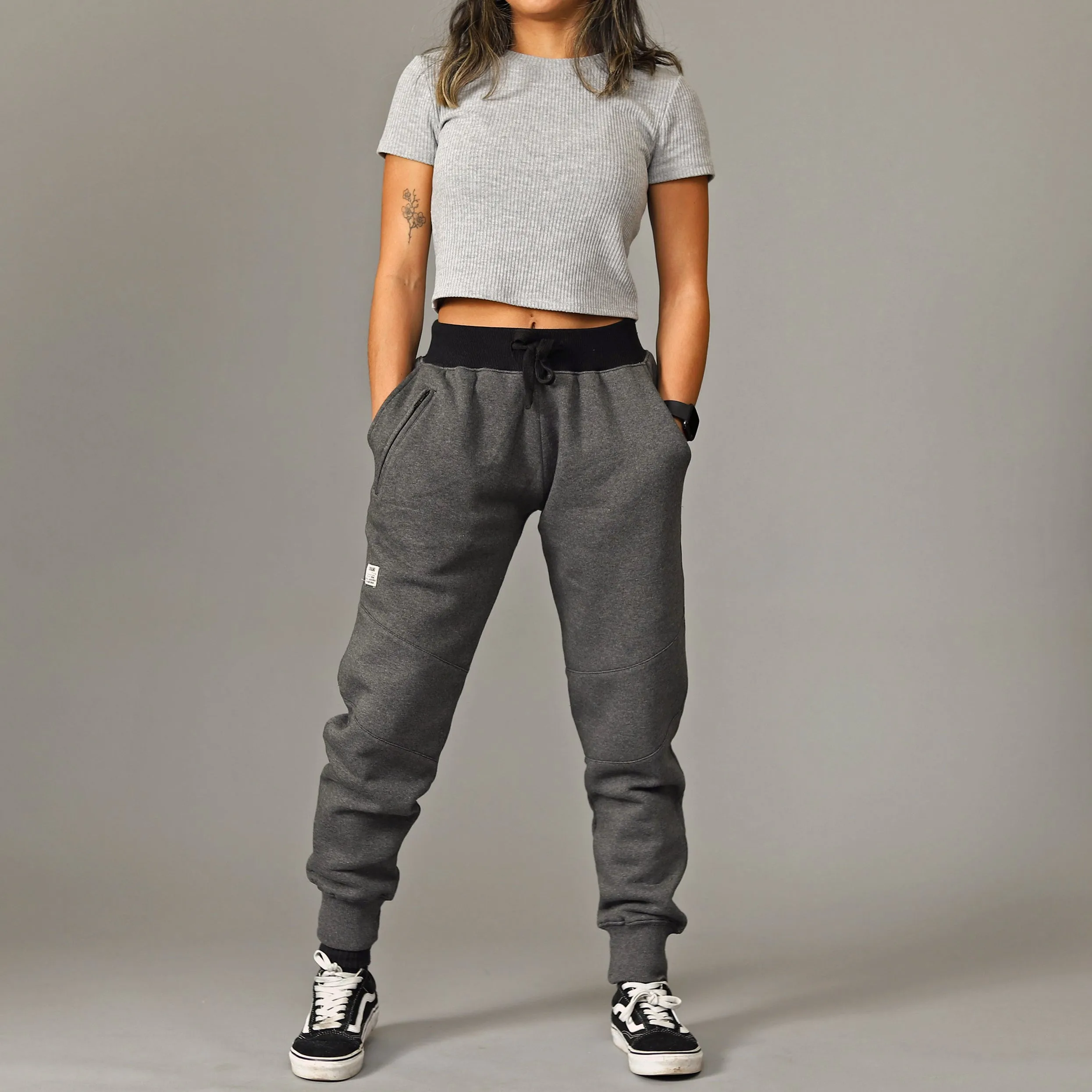 Heather Fleeced Joggers