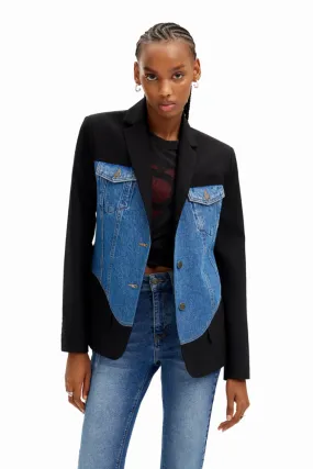 Hybrid Trucker Blazer By Desigual