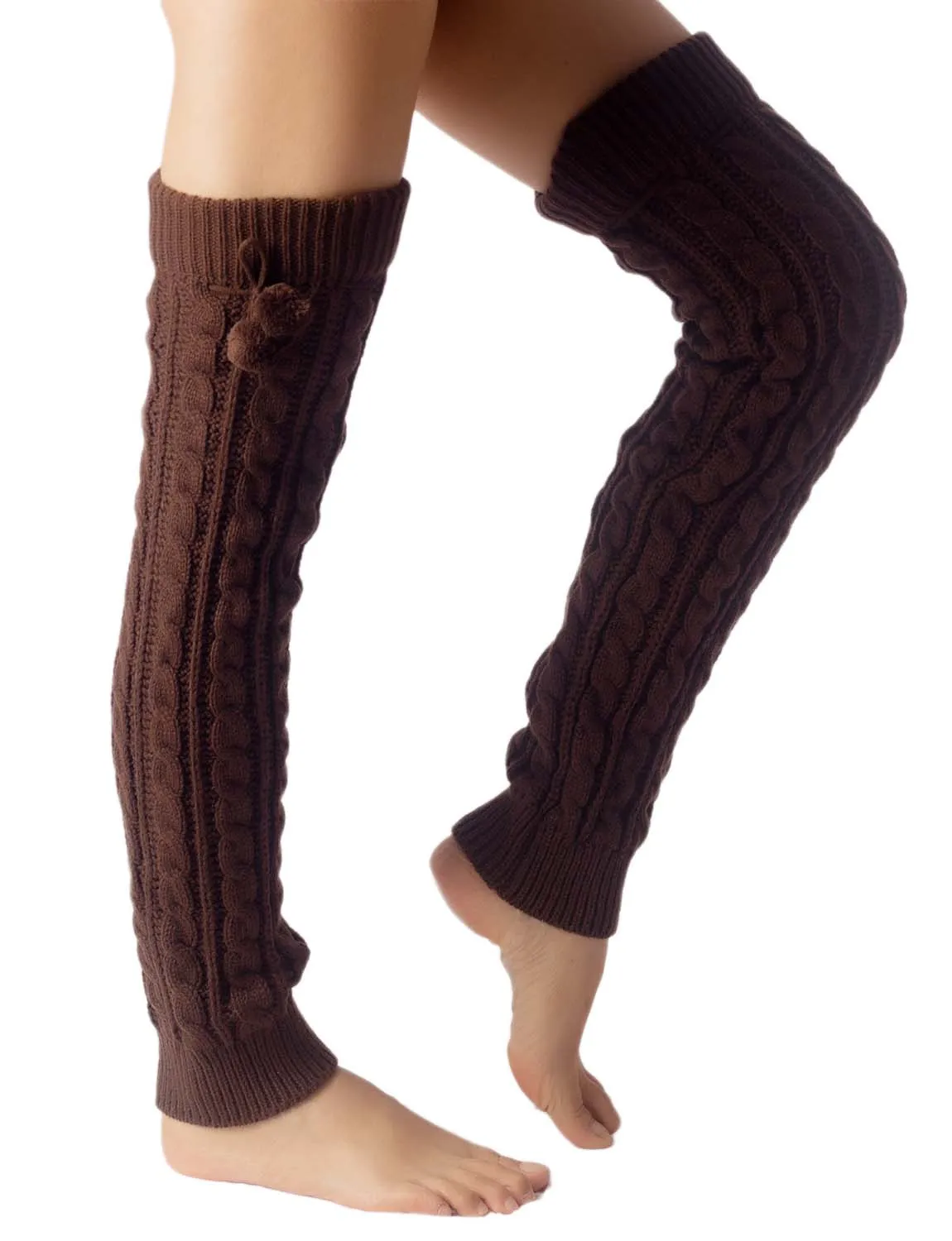 iB-iP Women's Leg Warmer Ballet Dancers Aerobics Cute Knee High Thermal Costume