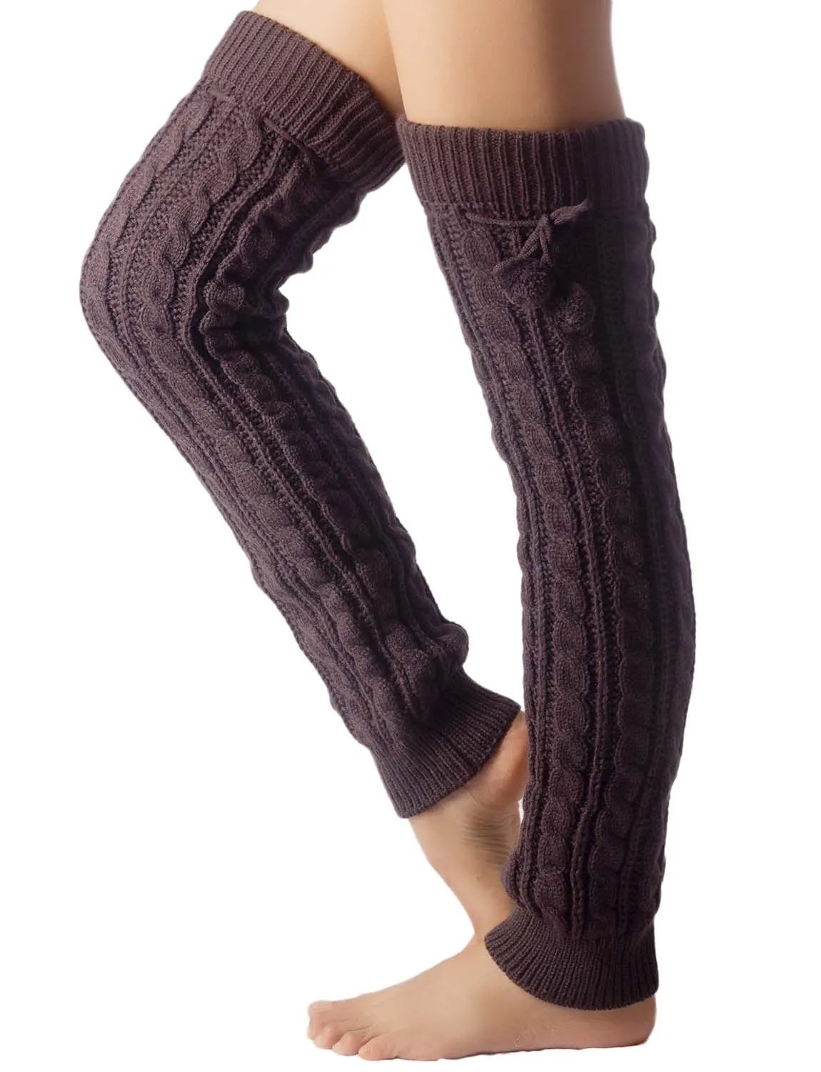 iB-iP Women's Leg Warmer Ballet Dancers Aerobics Cute Knee High Thermal Costume