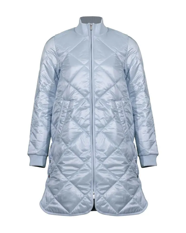 Ilse Jacobsen Pearl02 Quilted Long Jacket