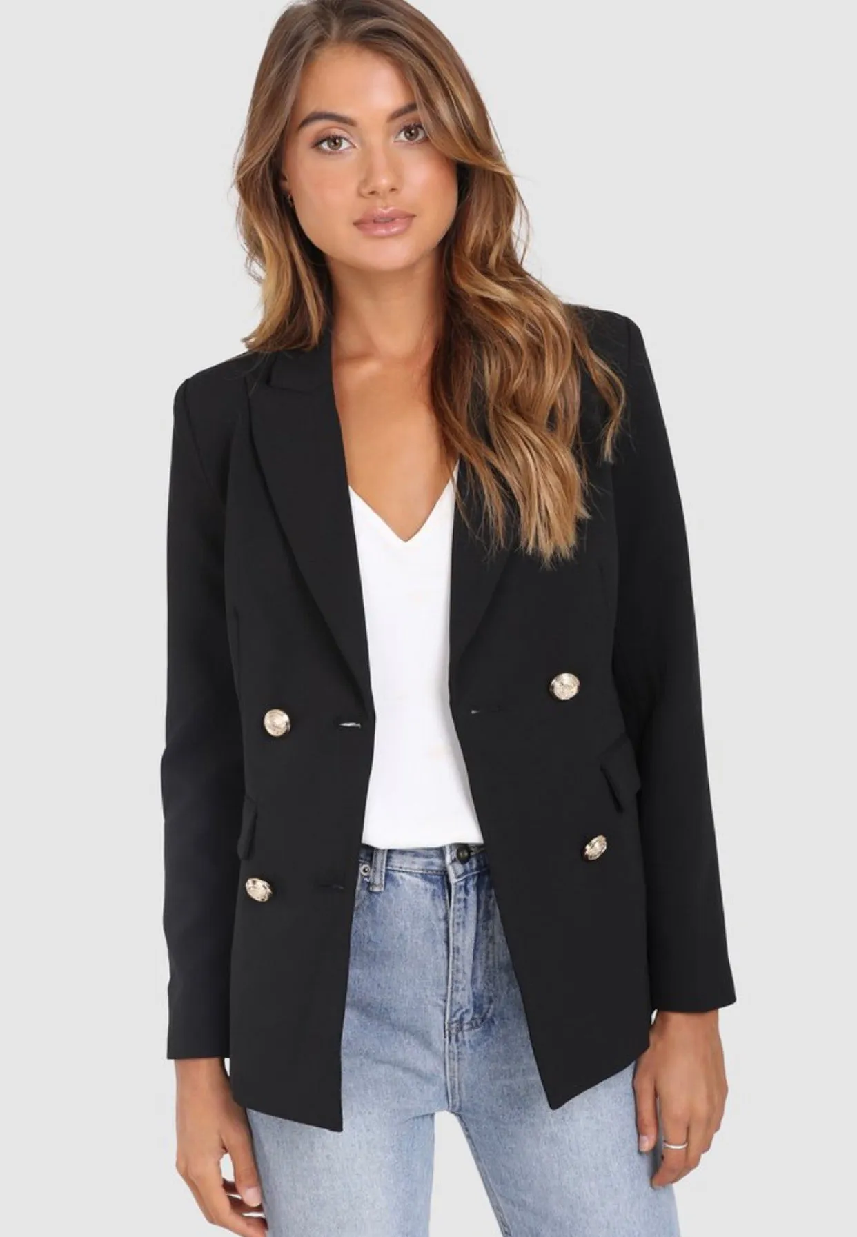 Kendra black blazer