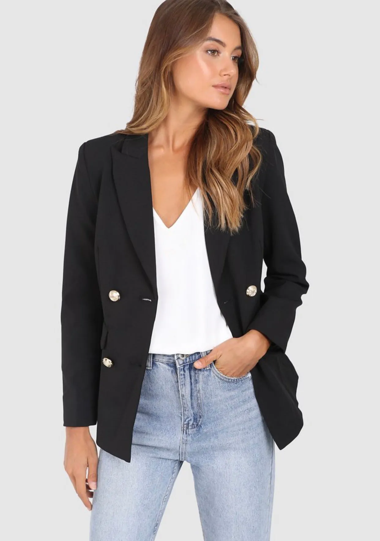 Kendra black blazer