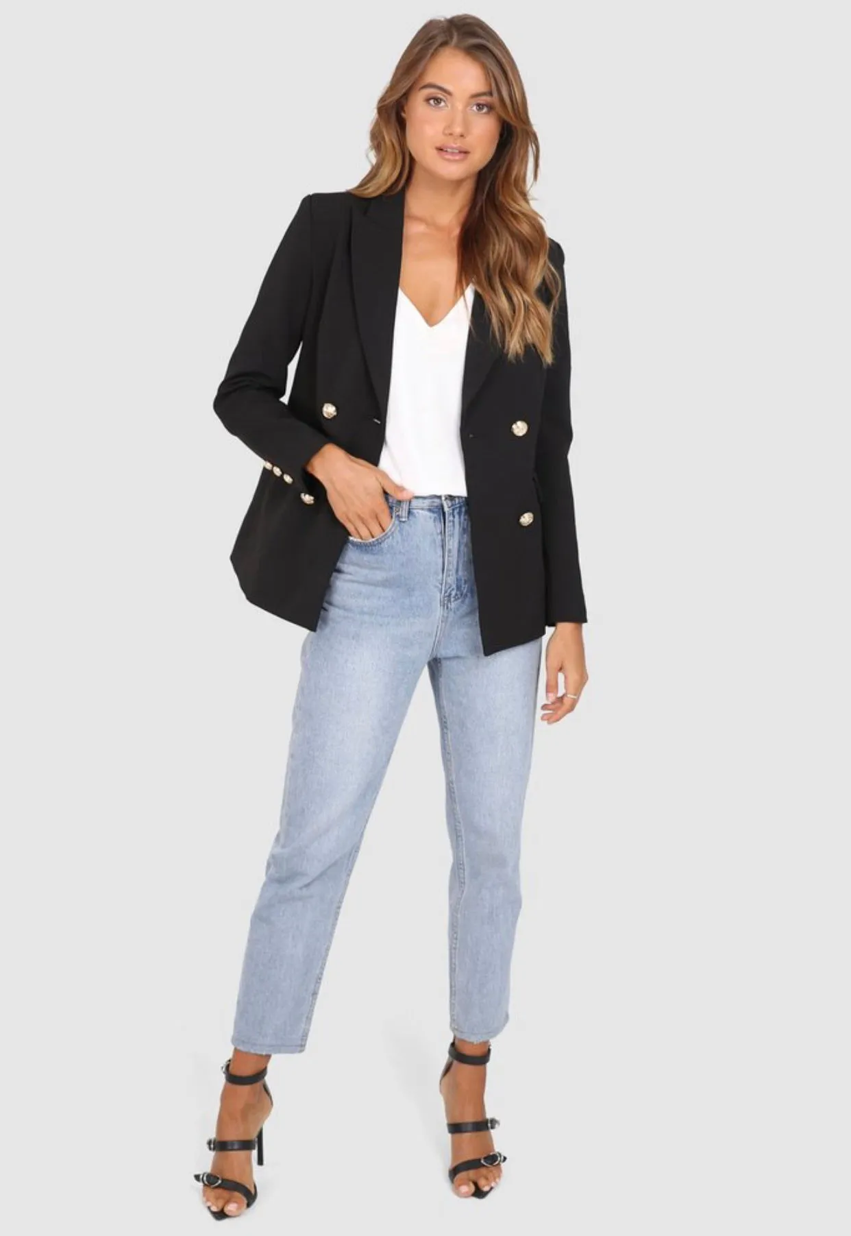 Kendra black blazer