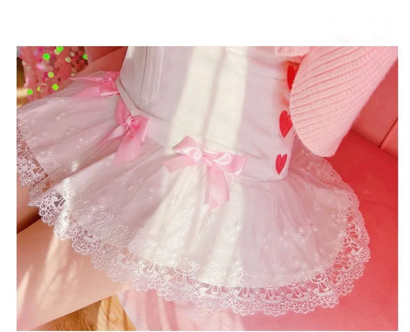 Lace Ribbon Lolita Skirt