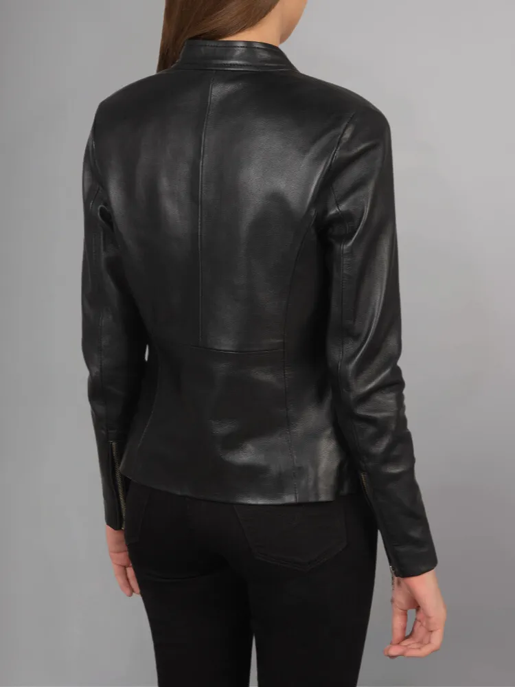 Ladies Real Leather Jacket