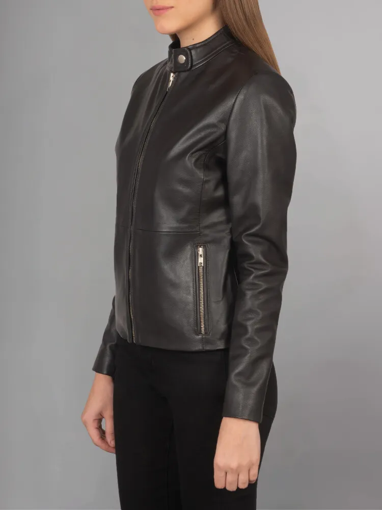 Ladies Real Leather Jacket