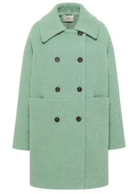 LANIUS 14108 Boucle coat 641 frosty green women