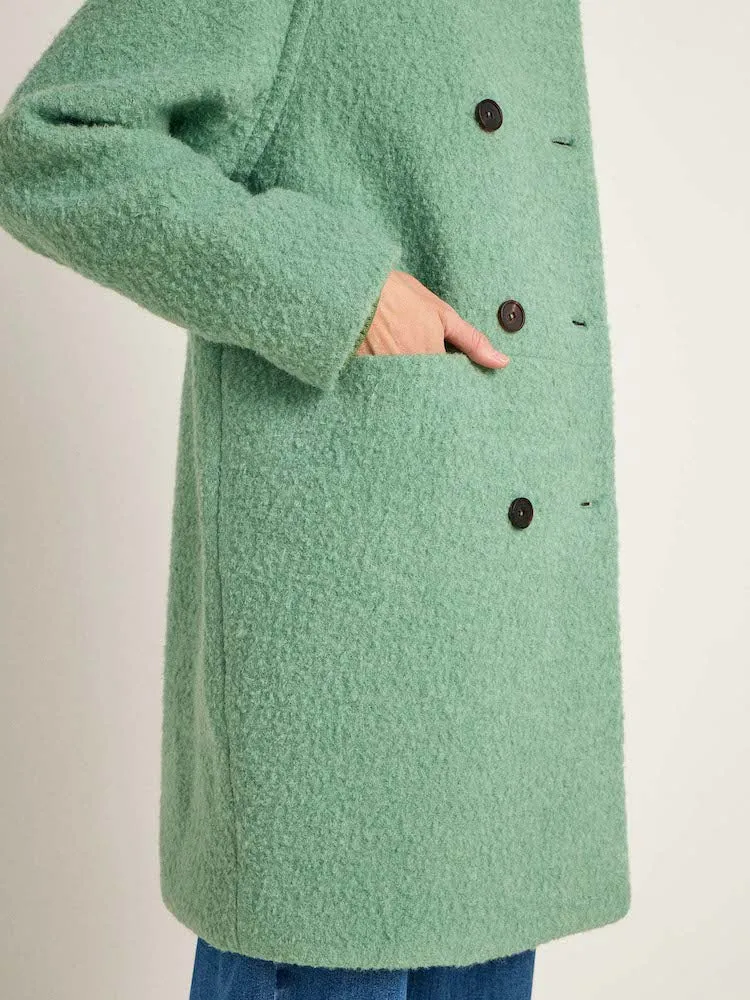 LANIUS 14108 Boucle coat 641 frosty green women