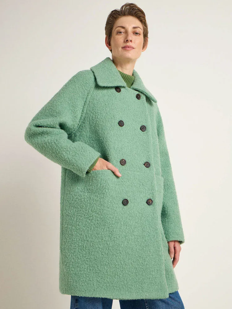 LANIUS 14108 Boucle coat 641 frosty green women