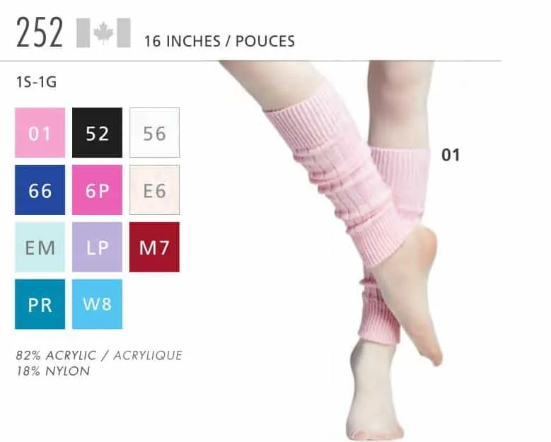 Leg Warmers 252 - 16 Inches