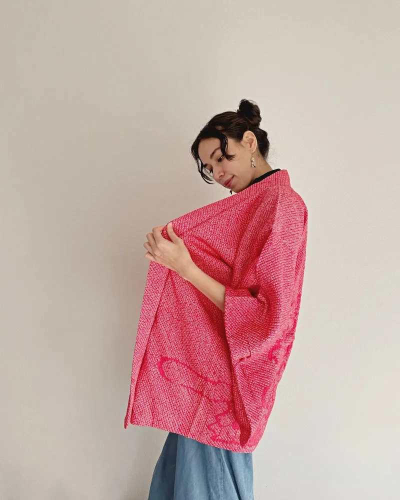 Lotus waves Haori Kimono Jacket