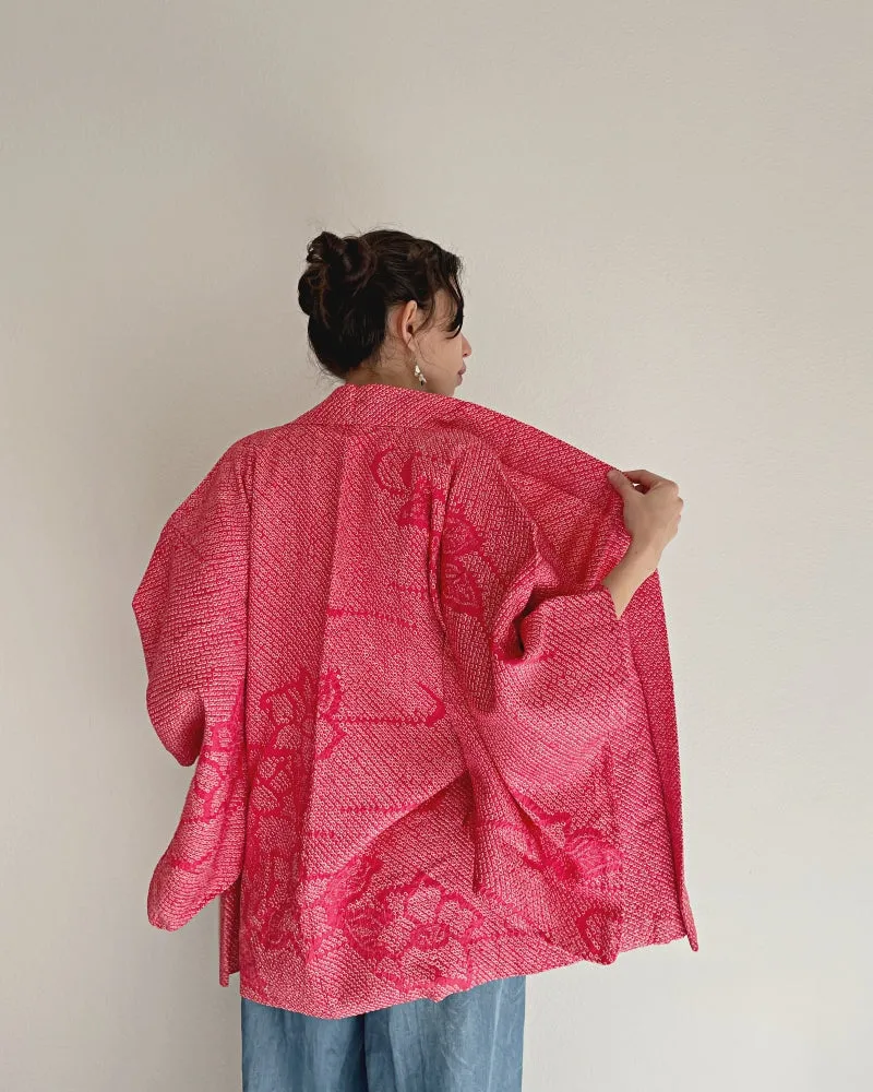 Lotus waves Haori Kimono Jacket