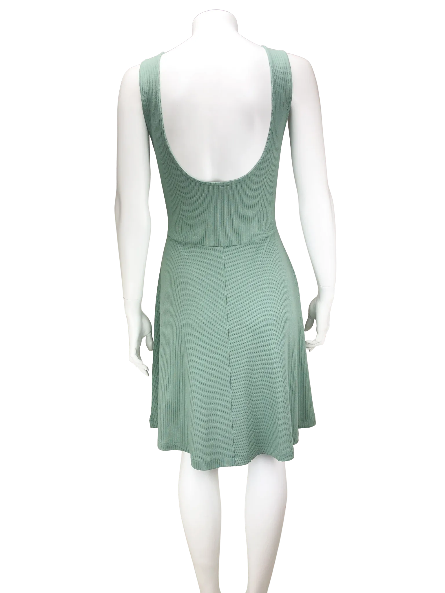 L*Space, Women's Topange Ribbed Knit Tie-Front Dress, Reef Green, Size L