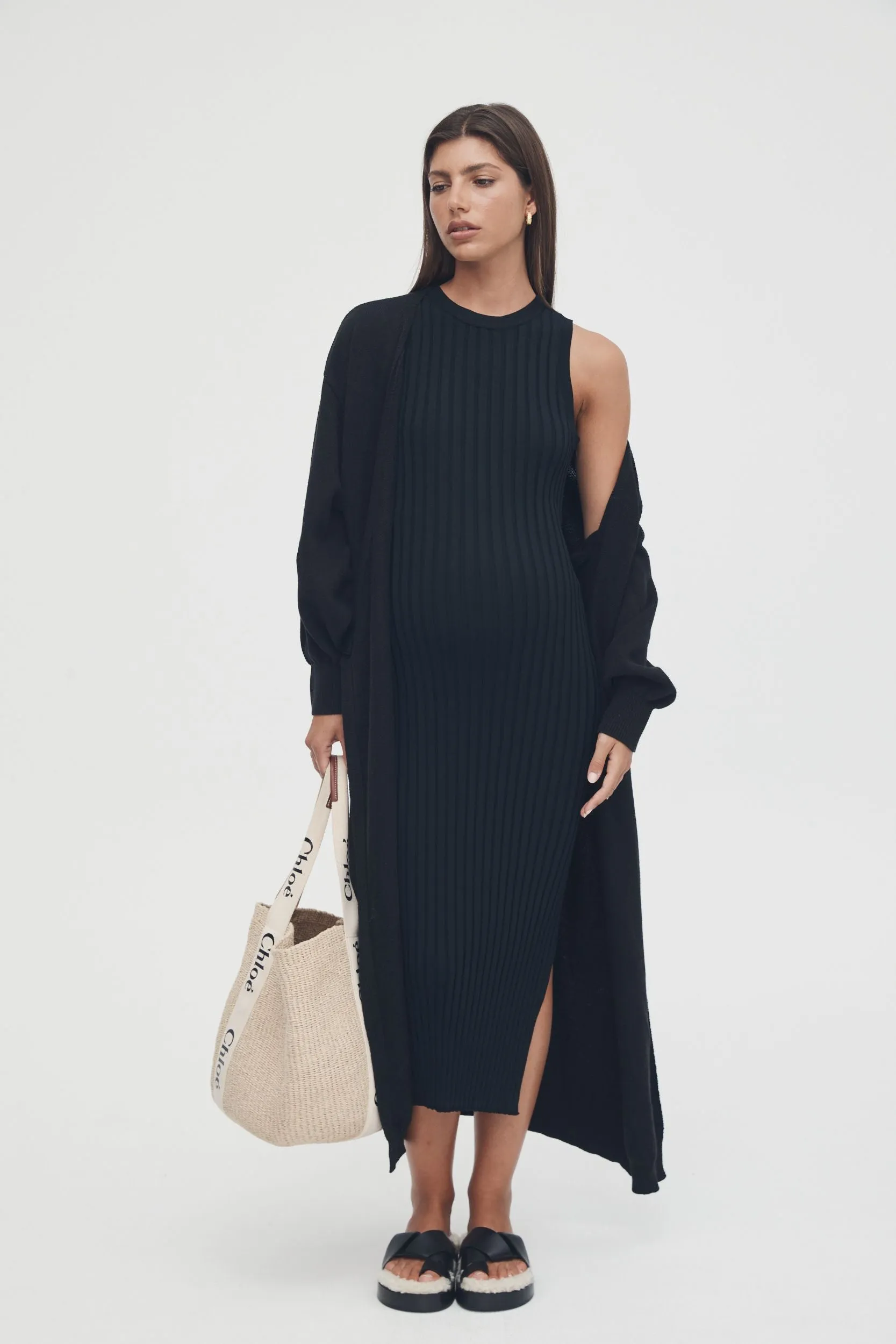 Luxe Shift Dress II (Black)