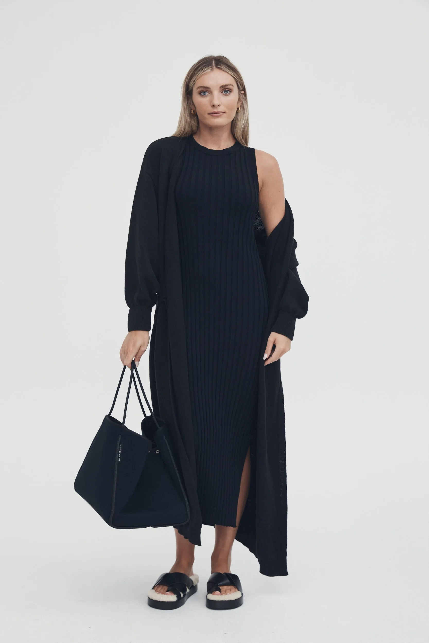 Luxe Shift Dress II (Black)