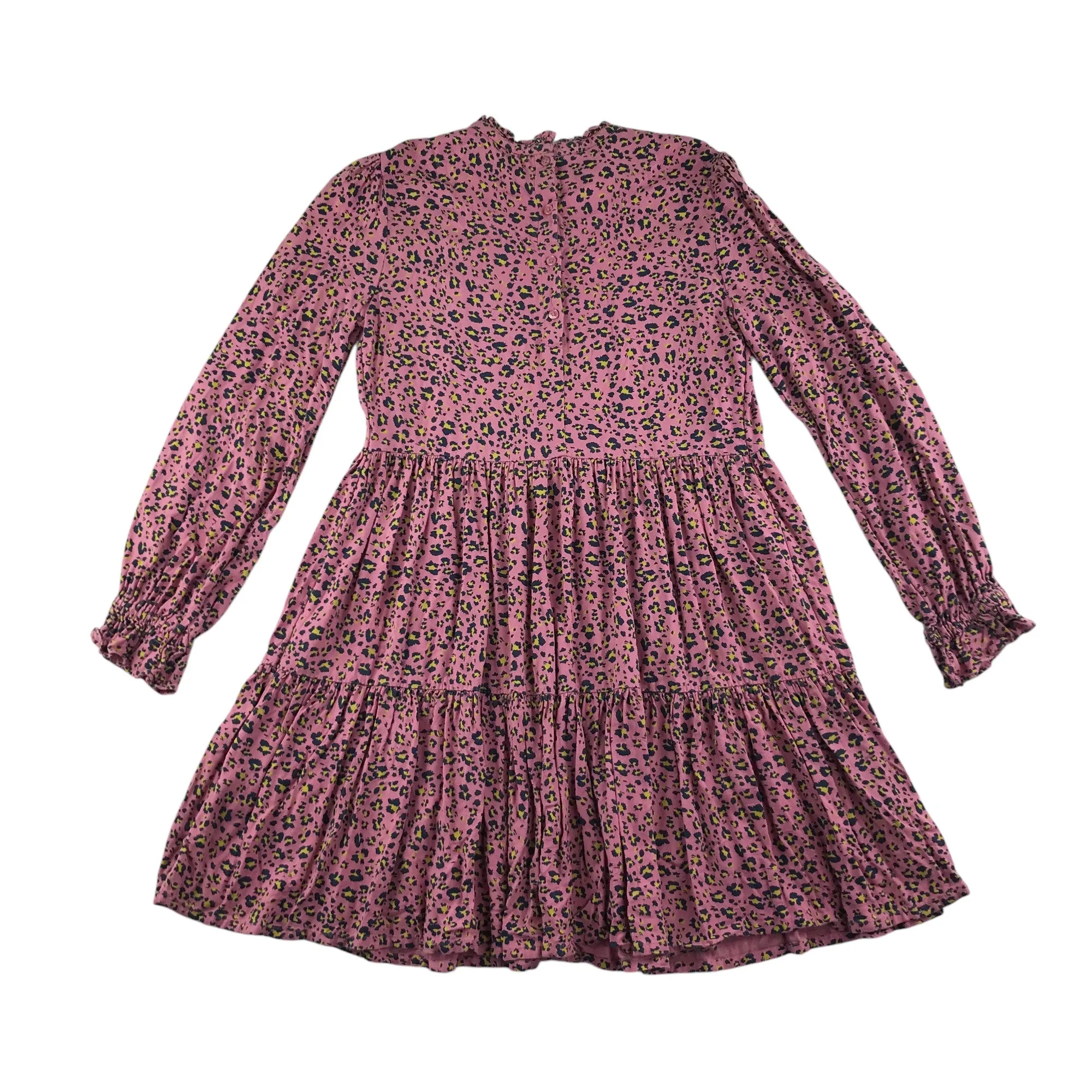 M&S Kids dress 13-14 years pink animal print