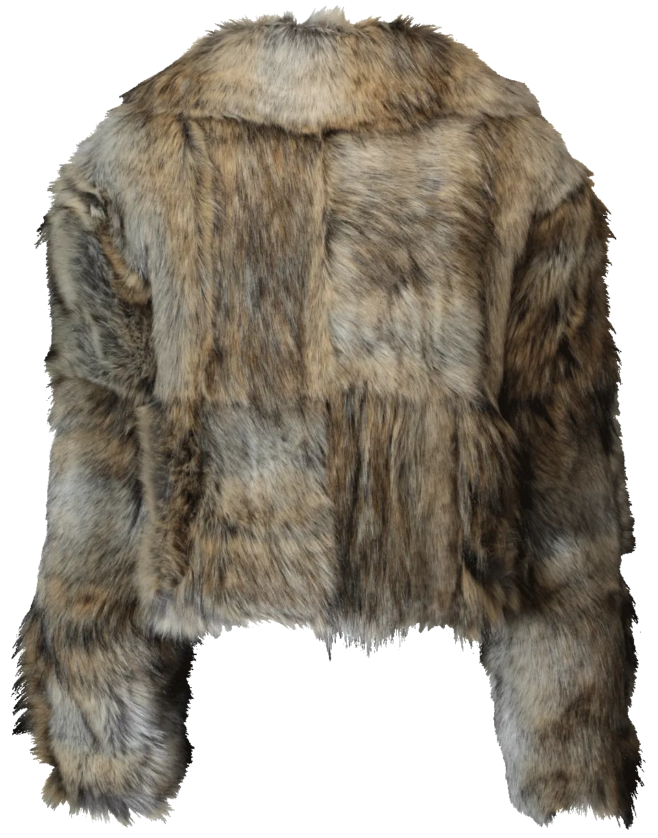 Masha Faux Fur Cropped Jacket