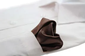 Mens Brown Pocket Square