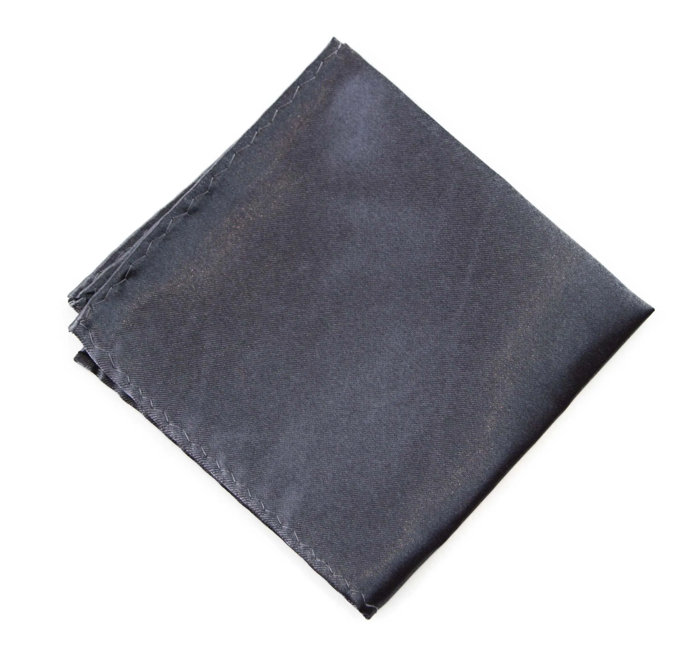 Mens Gunmetal Pocket Square