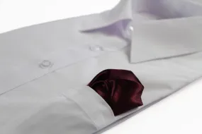 Mens Plum Pocket Square